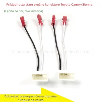 Kabelski set za zvučnike za Toyota Camry i Scion – čisto bakar, 12V, 0,25 kg, za modifikaciju zvučnika