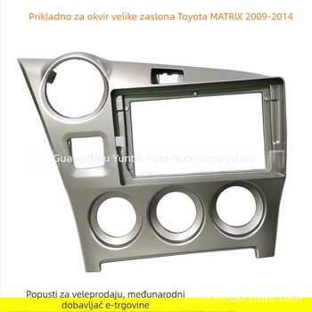 HY-36 Android navigacijski okvir za Toyota Matrix (2009-2014) – plastični okvir, težina 0.8, audio modifikacija