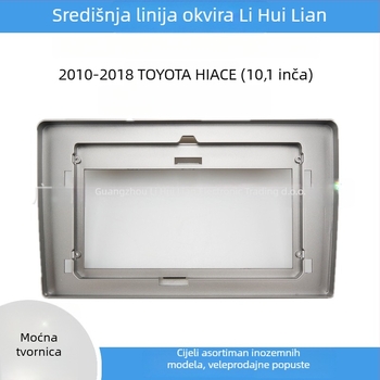 Android centralni okvir navigacije za Toyota HiAce – zamjenski okvir s audio panelom