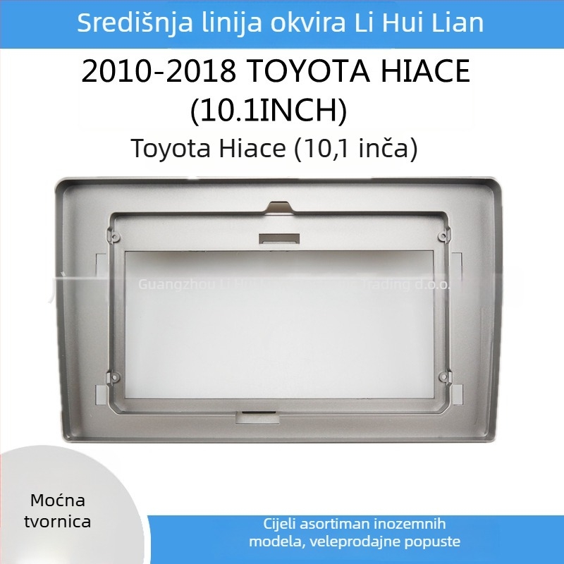 Android centralni okvir navigacije za Toyota HiAce – zamjenski okvir s audio panelom