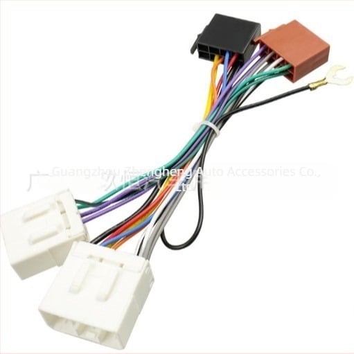 ISO adapter za napajanje auto audio/navigation Mazda Prima Freema, ženski-ISO konektor, plastika, 30 g, Fengdu, Guangdong