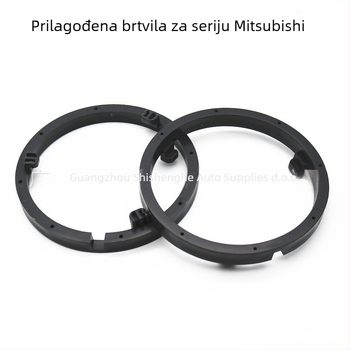 Držač zvučnika za auto promjera 6,5 inča s podloškom, kompatibilan s Mitsubishi Lancer/ASX/Outlander (Težina: 0,1)