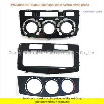 Android navigacijski okvir za Toyota Hilux Vigo (stari model) – plastična ploča instrument ploče za klima uređaj, težina 1,5 kg