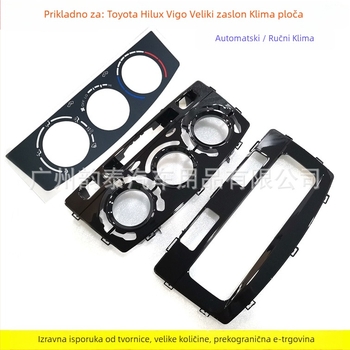 Android navigacijski okvir za Toyota Hilux Vigo (stari model) – plastična ploča instrument ploče za klima uređaj, težina 1,5 kg