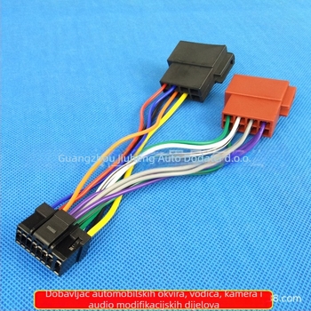 Kabel za konverziju Alpine CD player na ISO audio MP5, 12V, 30 g, plastika