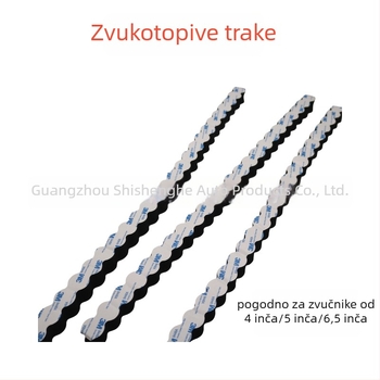 Set za poboljšanje zvuka u vratima automobila sa brtvnim i zvučno izolacijskim trakama