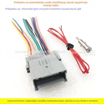 Napajajući kabel za automobilsku audio opremu GM-05 — Evoresn/Yisen; Materijal: bakar premazan tinom; Kompatibilni modeli: Chevrolet, Chrysler, Hummer, Buick, Suzuki; Svrha: modifikacija zvuka