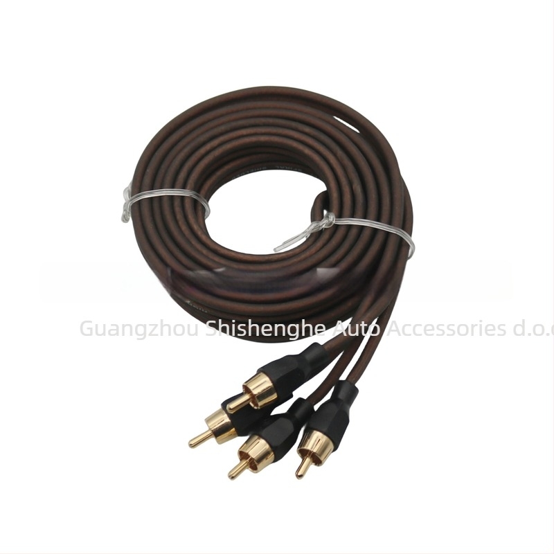 Auto RCA audio kabel, čisti bakar, za subwoofer i pojačalo, težina 0,5 kg
