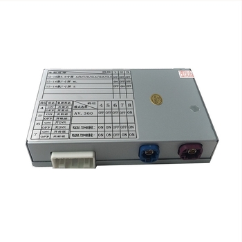 Mercedes-Benz ABC/GLK/ML/E-klasa dekoder za backup zaslon uz nadogradnju originalnog zaslona i 360° panoramu — 12V, aluminijsko kućište, model 8860, branda hcj, prilagođena obrada: Da