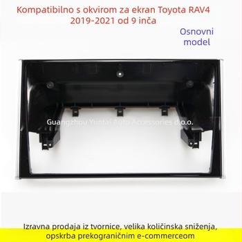 9-inčni Android navigacijski okvir za Toyota RAV4 (2019), model T0-46, marka Evoresn/Yisen, plastika, težina 1