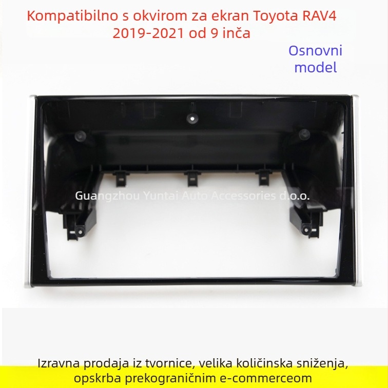 9-inčni Android navigacijski okvir za Toyota RAV4 (2019), model T0-46, marka Evoresn/Yisen, plastika, težina 1