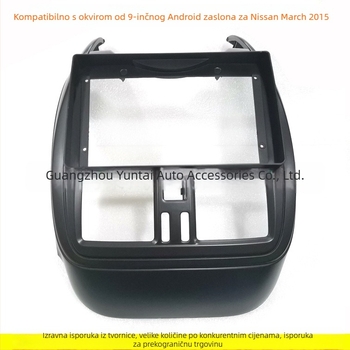 Android navigacijski panel za Nissan March 2015 — veliki okvir s zaslonom, plastično kućište, model NI-42