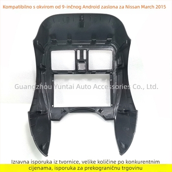 Android navigacijski panel za Nissan March 2015 — veliki okvir s zaslonom, plastično kućište, model NI-42