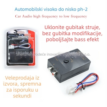 PH-2 Auto Audio Pretvarač visokog na niski signal: univerzalna kompatibilnost, prilagodba