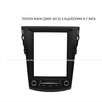 Toyota RAV4 2009-2013 Android središnji navigacijski okvir s audio panelom, plastično kućište, 3 kg, proizvodni kod 09