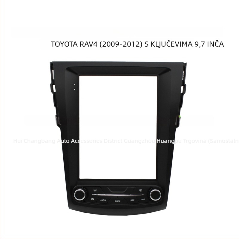 Toyota RAV4 2009-2013 Android središnji navigacijski okvir s audio panelom, plastično kućište, 3 kg, proizvodni kod 09