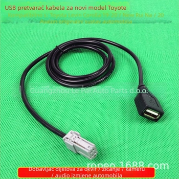USB produžni kabel za Toyota Corolla OEM CD player 2019–2020