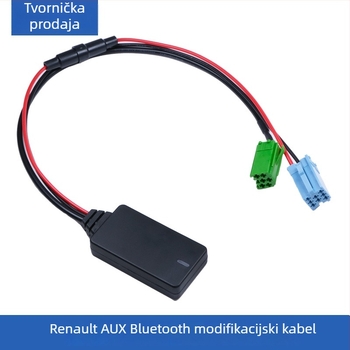 Automobilski Bluetooth 5.0 adapter s mikrofonom i pomoćnim kabelom za Renault 2005–2011 AUX Bluetooth radio