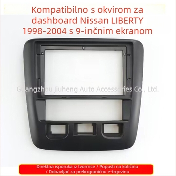 Panel za auto audio i DVD navigaciju za Nissan Liberty (1998–2004) • materijal: plastika + metal • napon: 12V • težina: 500 g • marka: Peak