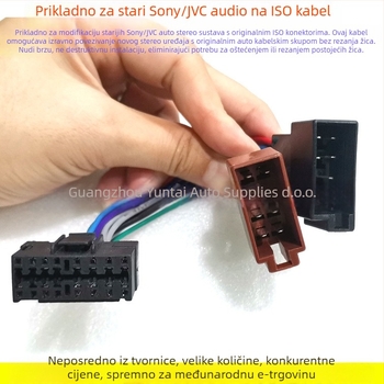 Kabl povez za auto audio JVC-01 ISO, tinom prekriven bakar, 0,06 kg, Evoresn/Yisen