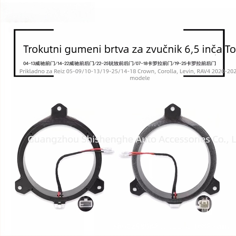 Držač brtve zvučnika za vrata automobila • Materijal: Plastika • Model: TYT-SA79 / 65-C • Kompatibilni modeli: Toyoda • Prilagodba dostupna