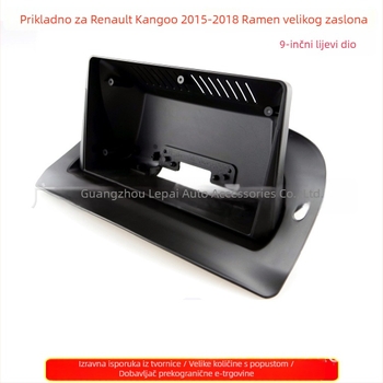 Okvir središnjeg zaslona navigacije za Renault Kangoo 2015-2018 s Androidom velikog zaslona