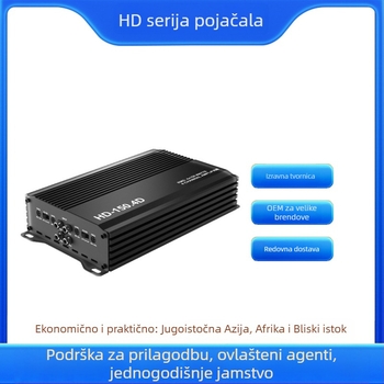 HD-150.4D auto audio pojačalo - 4x150W, 12V, Class D, Četverokanalsko, aluminijska legura