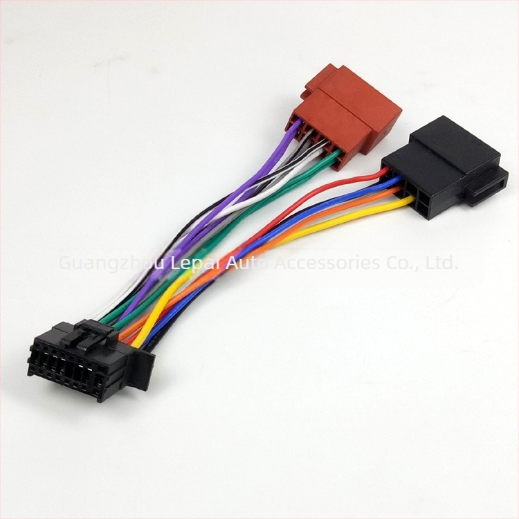 ISO kabelski komplekt za Kenwood/JVC audio CD player – 35 g, plastika, Peak Auto Parts, Model Accessories