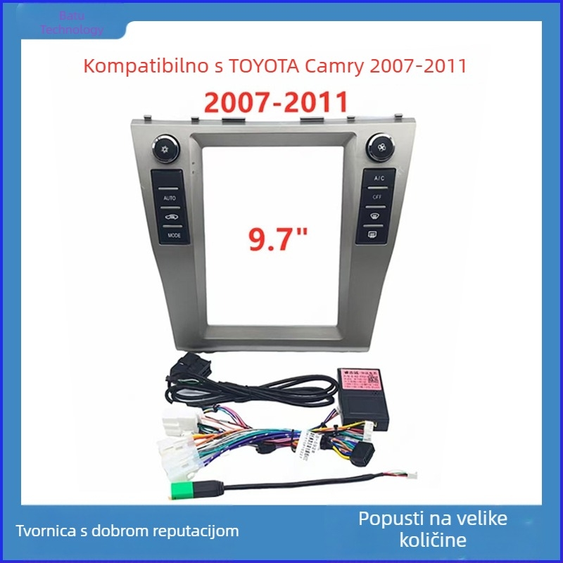 Središnji okvir konzole navigacije za Toyota Camry – svestrani okvir za modifikaciju zvuka