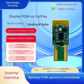 CarPlay bežični adapter za automobil – konverzija kabelskog u bezvoni CarPlay uz Android Auto PCBA rješenje, RTL8730EAM ploča, 0,003 kg, 5V, kompatibilno s VW, Audi, Mercedes-Benz, Toyota, Honda