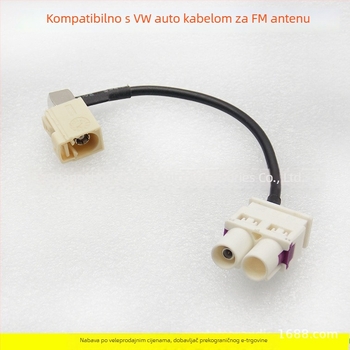 VW-2F1M automobilska radio antena za VW MIB RCD510 RNS315 RNS510 – bakrena, model VW-2F1M, Evoresn/Yisen, kompatibilno s Volkswagen