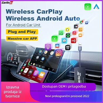 Carlinkit bežični modul automobila s Android Auto i CarPlay (ABS, 5V, 0.75W) CPC200-CCPA, za stražnje Android zaslone