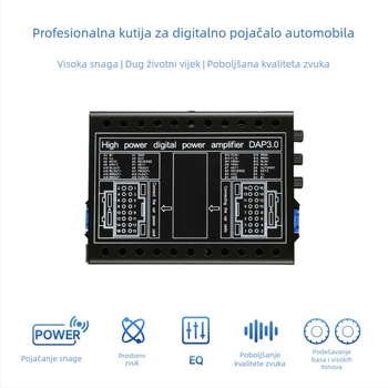 Univerzalni DSP vanjski digitalni pojačivač za auto audio sustav s Android navigacijom velikog zaslona