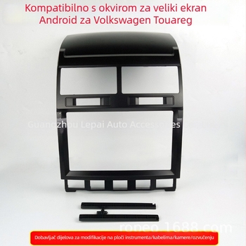 Središnji Android navigacijski panel za VW Touareg 2003–2010