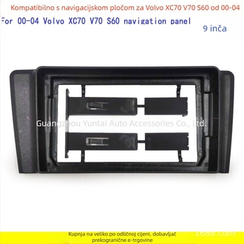 Android okvir za navigacijski panel Volvo XC70/V70/S60 (2000-2004); materijal bakar, Evoresn/yisen marka, namjena: restauracija zvuka