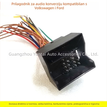 Auto audio kabel VW-02, Evoresn/Yisen, bakarno prekriven aluminij, bez rezanja, ženski utikač