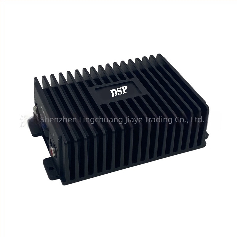 Automobilski DSP Android audio modul s 4×80W RMS pojačalom, aluminijski kućište, DC 10,5–14,8V, model 80.4