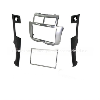 Double-DIN okvir središnje konzole za Toyota Yaris 08-11 s DVD navigacijom i zvukom, ABS materijal, 12V napajanje, težina 1 kg, kompatibilno s Yaris/Vios/Platz