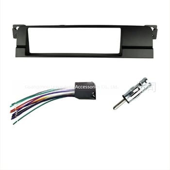 1DIN prednja ploča za BMW E46 (03-05), plastična, 12V, CD okvir, šifra proizvoda 11-498