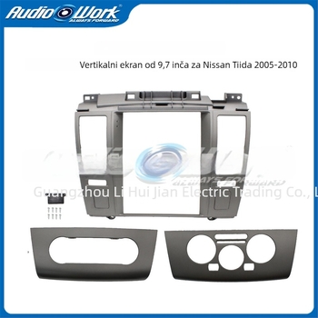 Android navigacijski okvir za Nissan Tiida – plastični okvir ploče za modele 2005–2010 Tiida