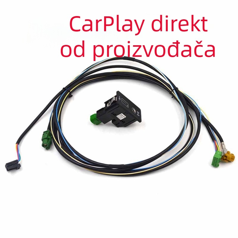 Set za Retrofit CarPlay za VW Golf 7 sa USB prekidačem i kabelom — Model 5Q0035726E