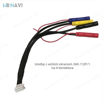 Panoramski objektiv 360° za Fangyitong 7862/9863, Top Micro ts10 ts18, Model 2053, 1 kg, 12V, 4×45W, staklena leća