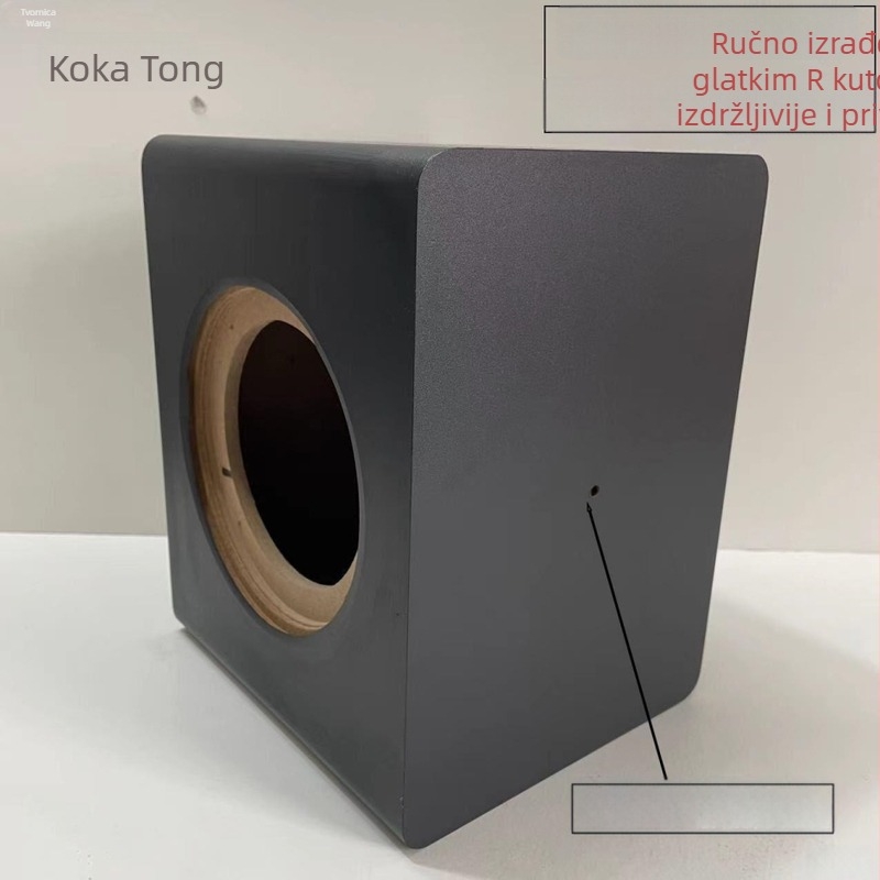 Drveno kućište za subwoofer promjera 6 inča, za automobil ili kućnu upotrebu, DIY pasivna kutija zvučnika