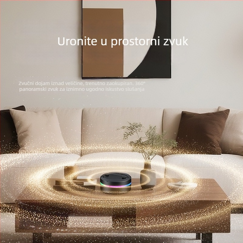 Prijenosni Bluetooth zvučnik (Bluetooth 5.3, 60 Hz–15 kHz, SNR ≥75 dB, baterija 500–800 mAh, 3 W)