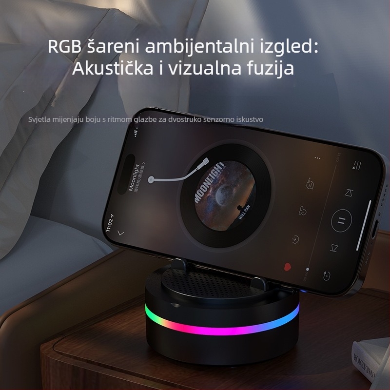 Prijenosni Bluetooth zvučnik (Bluetooth 5.3, 60 Hz–15 kHz, SNR ≥75 dB, baterija 500–800 mAh, 3 W)