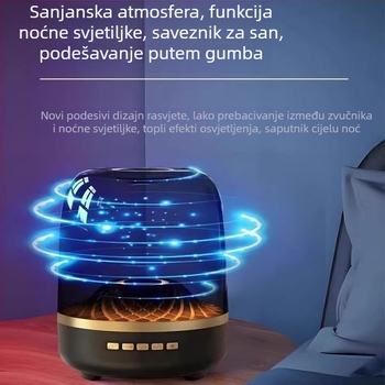 Bežični Bluetooth zvučnik za stolnu i kućnu upotrebu — Bluetooth 5.0, 5W, 100 Hz–20 kHz, SNR ≥75 dB, ugrađena baterija 300–500 mAh