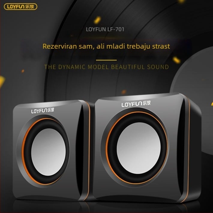 LF-701 Računalniški zvučnik s USB priključkom, 3,5 mm jack, subwoofer