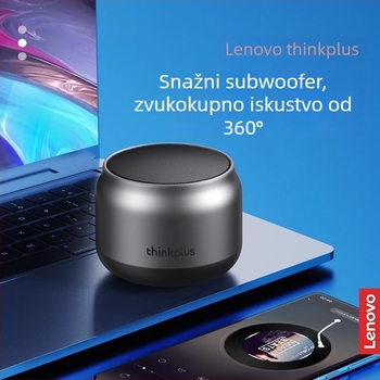 Thinkplus Lenovo K30 Bluetooth zvučnik - mini vanjski prijenosni za auto, 20W, Bluetooth 5.0, frekvencijski odziv 100Hz-20kHz, ugrađena baterija 1000-1200mAh, domet do 10m