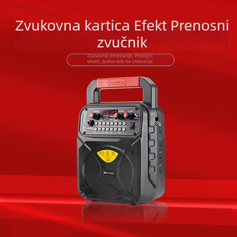A1 Prijenosni Bluetooth zvučnik za Square Dance - 10W, 100Hz-20kHz, SNR >=75dB, 2000-4000mAh zamjenjiva baterija