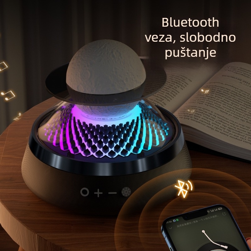 Bluetooth zvučnik s aromaterapijom i noćnim svjetlom – 5W, ugrađena baterija, domet 10 m, Bluetooth 5.3, 20Hz–20kHz
